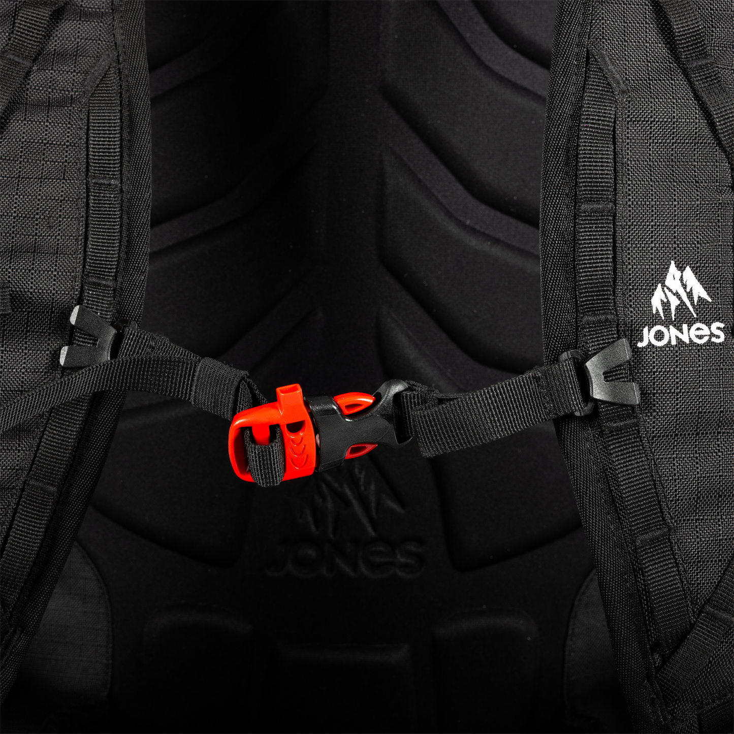 Jones Further 25L Backpack Stealth Black Detail 2