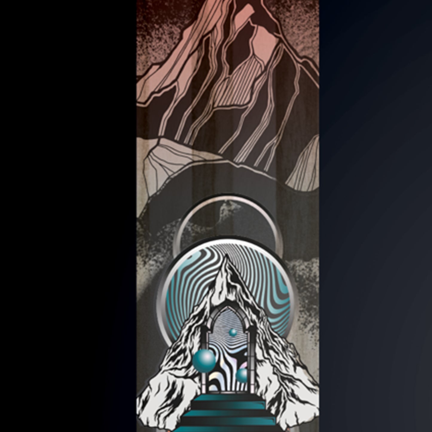 2026 Jones Mountain Twin Snowboard Detail Top