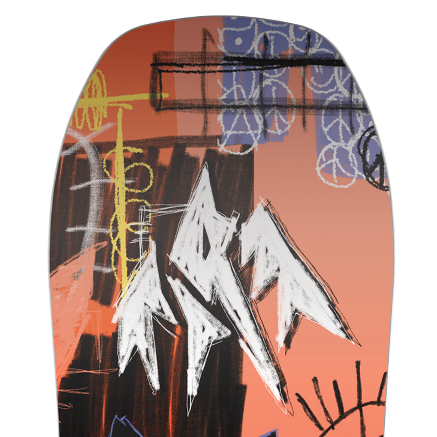 2026 Jones Rally Cat Snowboard Base Nose