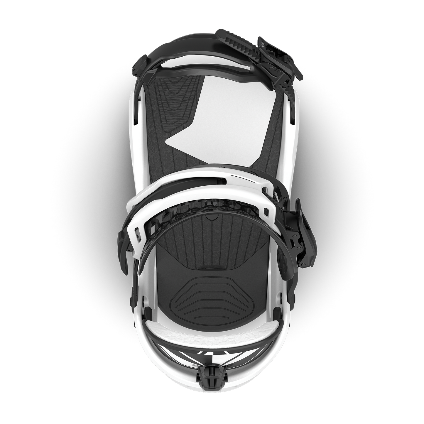 ThirtyTwo T32M FASE Snowboard Bindings Volcom 2025 – top strap closed