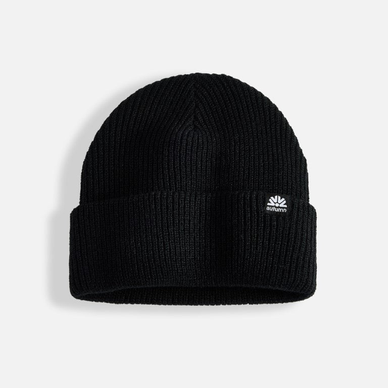 Autumn Simple Beanie Black