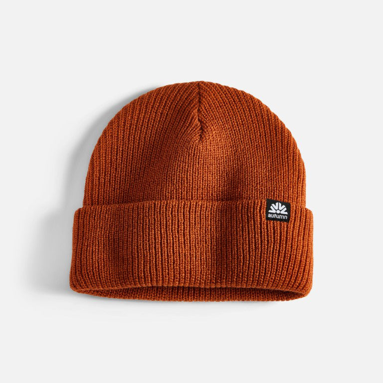 Autumn Simple Beanie Rust