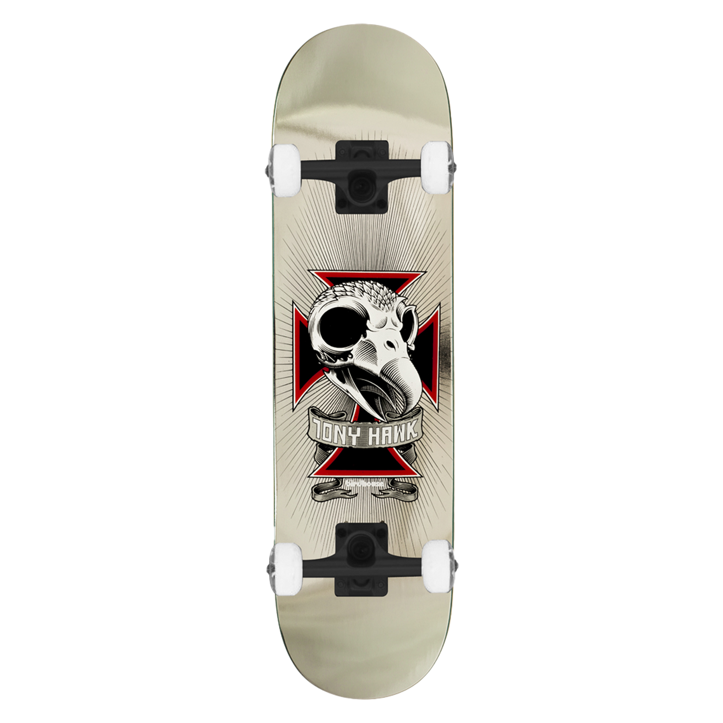 Birdhouse LVL 3 Hawk Skull 2 Chrome Complete Skateboard