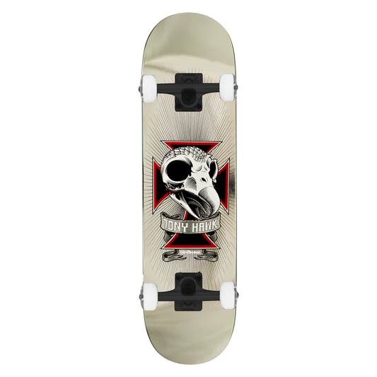 Birdhouse LVL 3 Hawk Skull 2 Chrome Complete Skateboard