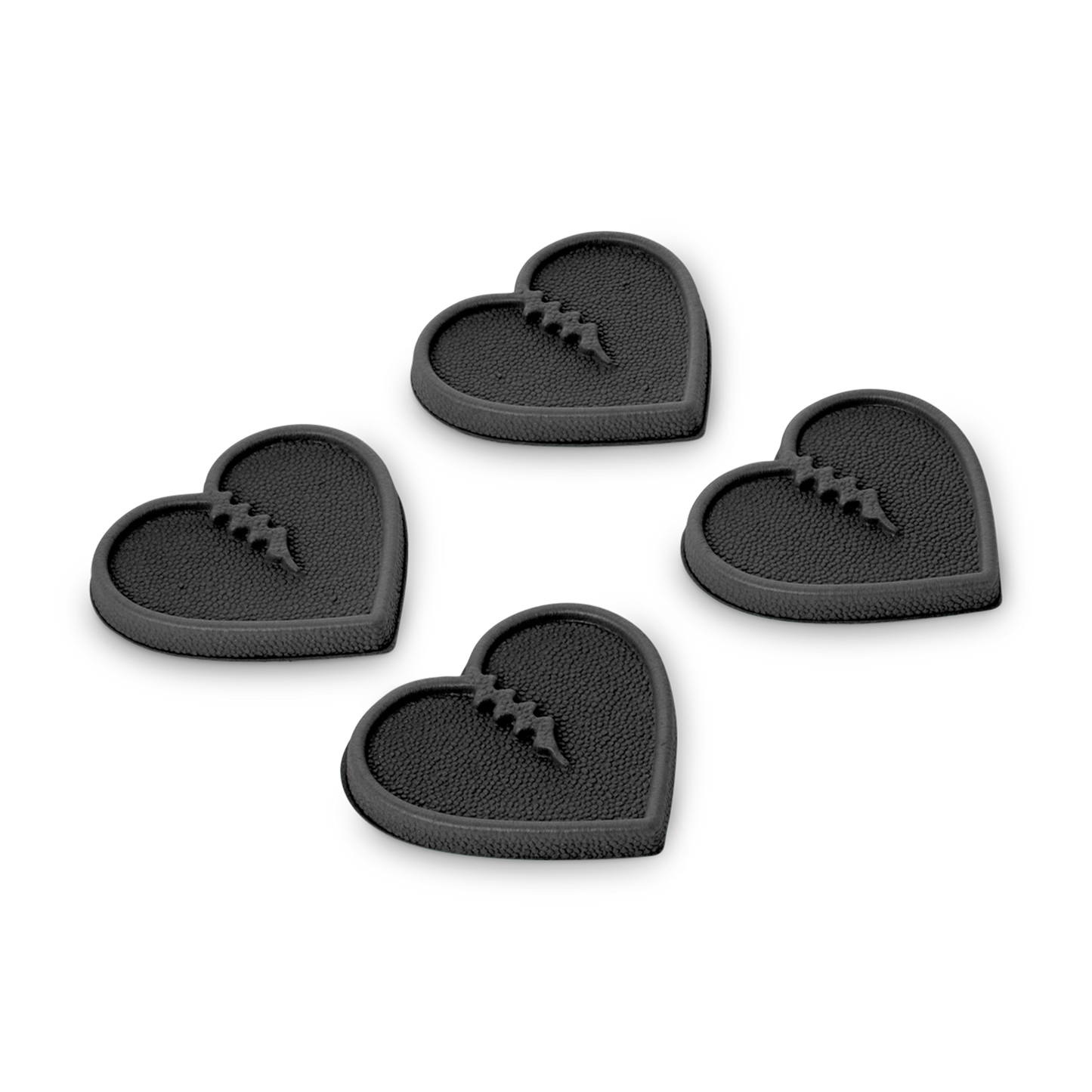 Crab Grab Mini Hearts 4PK Black