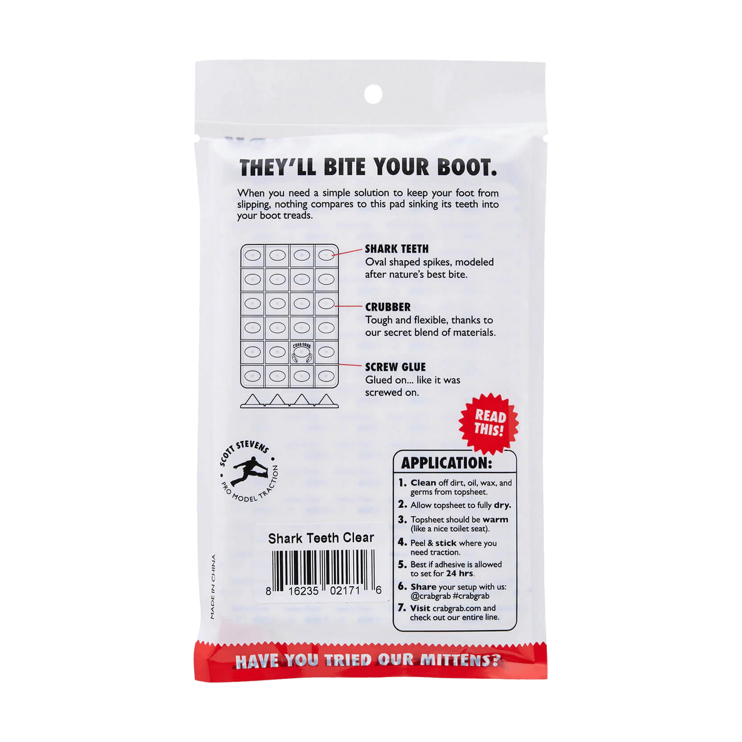 Crab Grab Shark Teeth Stomp Pad