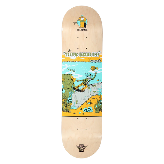 Folklore Skateboards Traffic Barrier Reef Fibretech Lite Deck