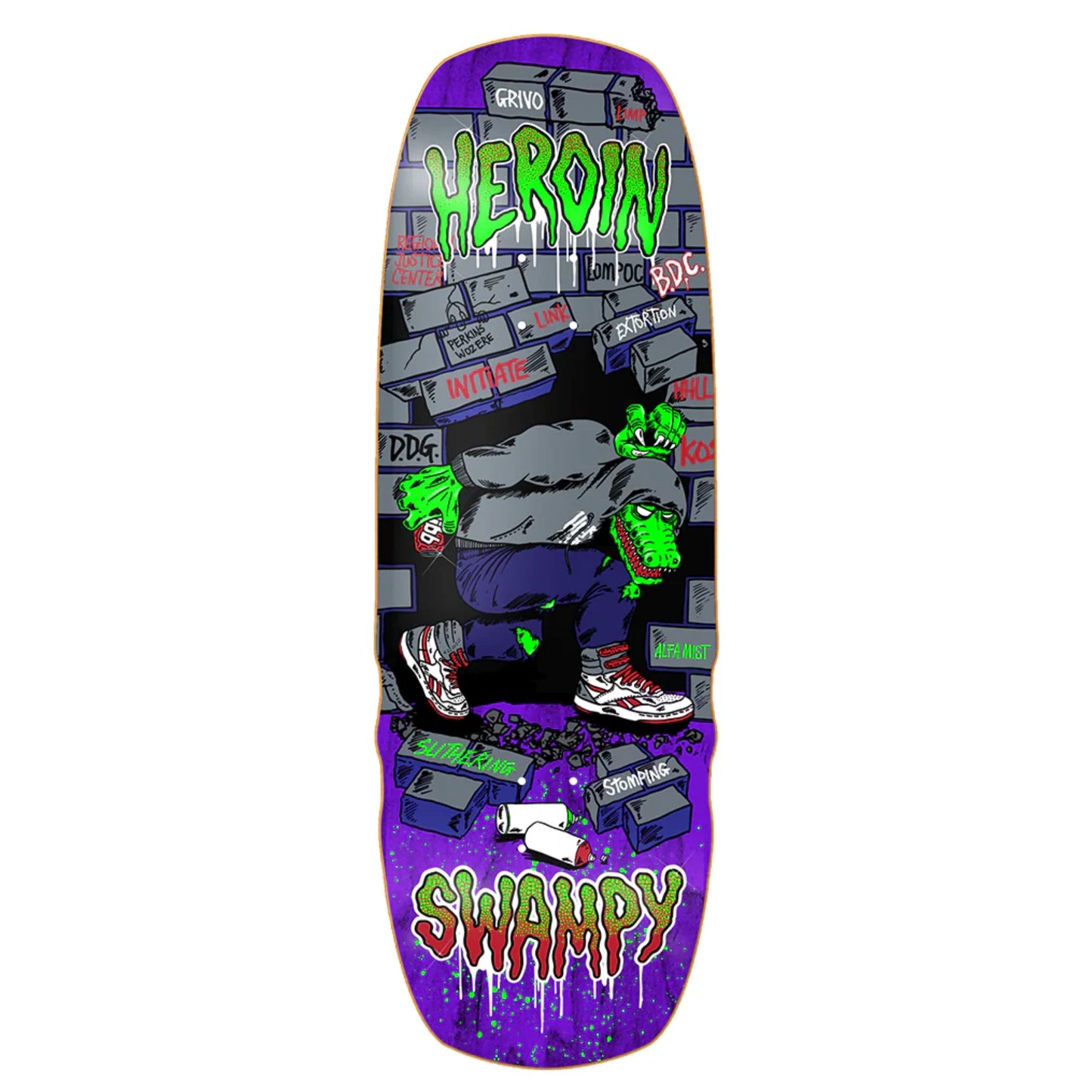 Heroin Swampy Stomp Deck 10.5"