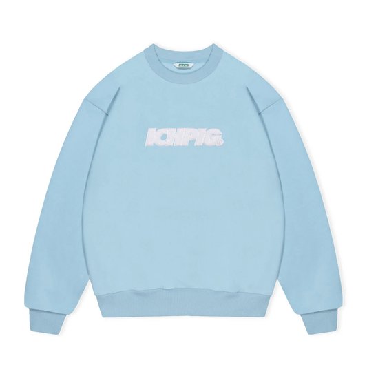 ICHPIG CHENILLE CREW ICE WHITE