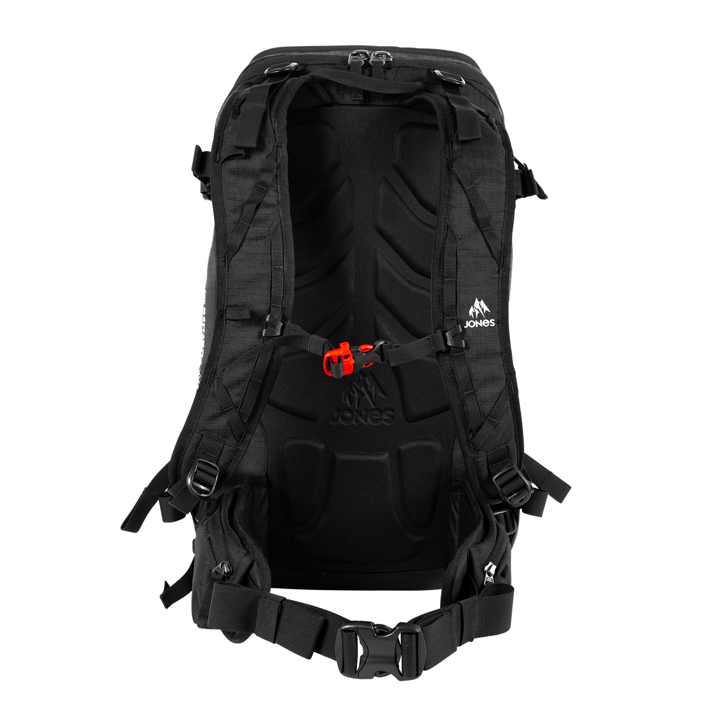 Jones Further 25L Backpack Stealth Black Back
