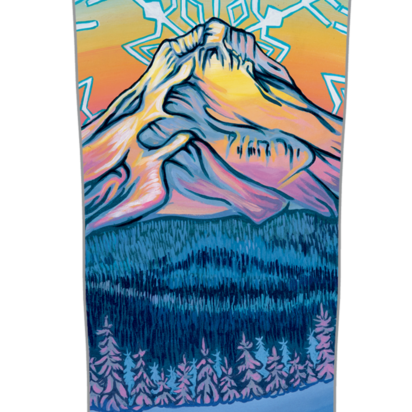 2026 Lib Tech Glider Womens Snowboard Close Topsheet Centre