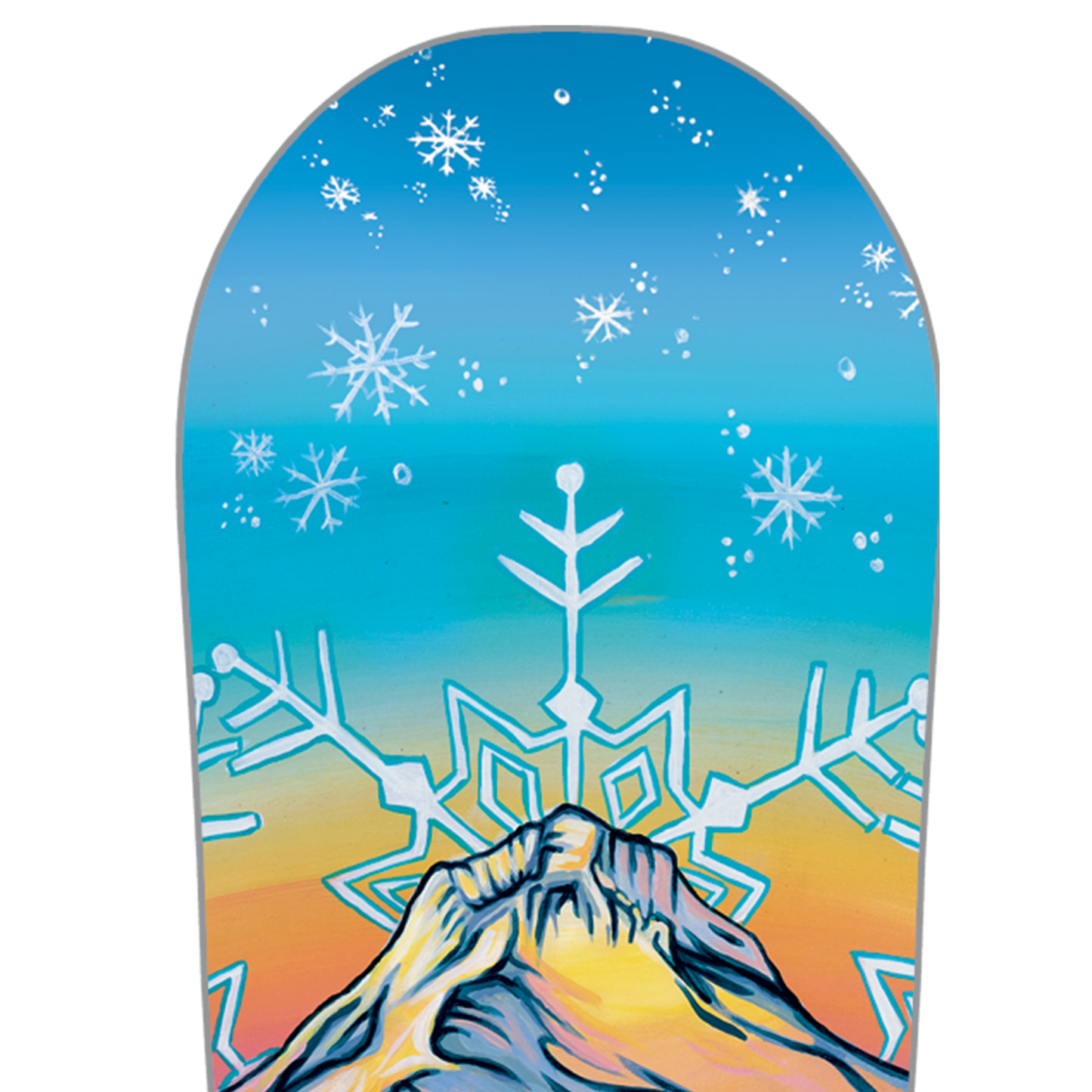 2026 Lib Tech Glider Womens Snowboard Close Topsheet Nose