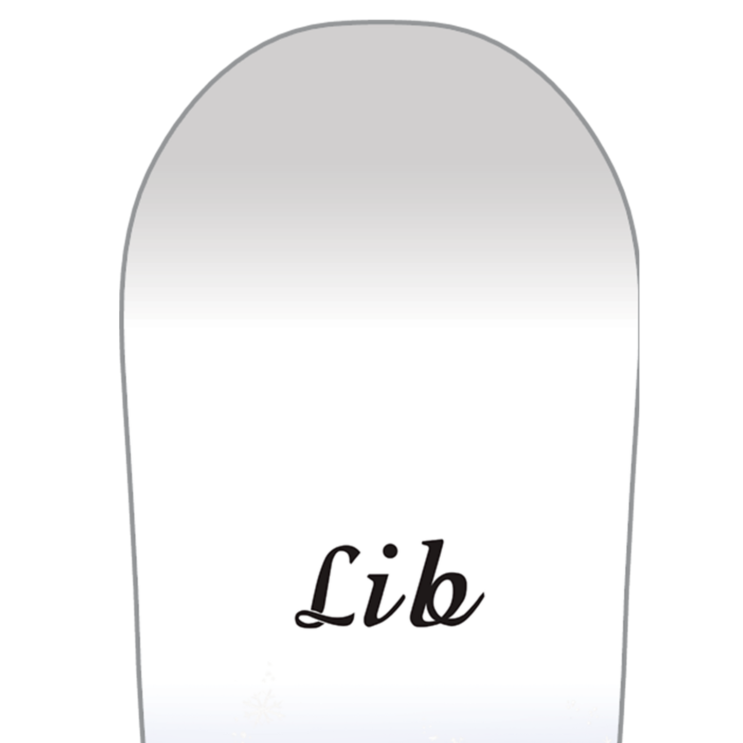 2026 Lib Tech Glider Womens Snowboard Close Base Nose