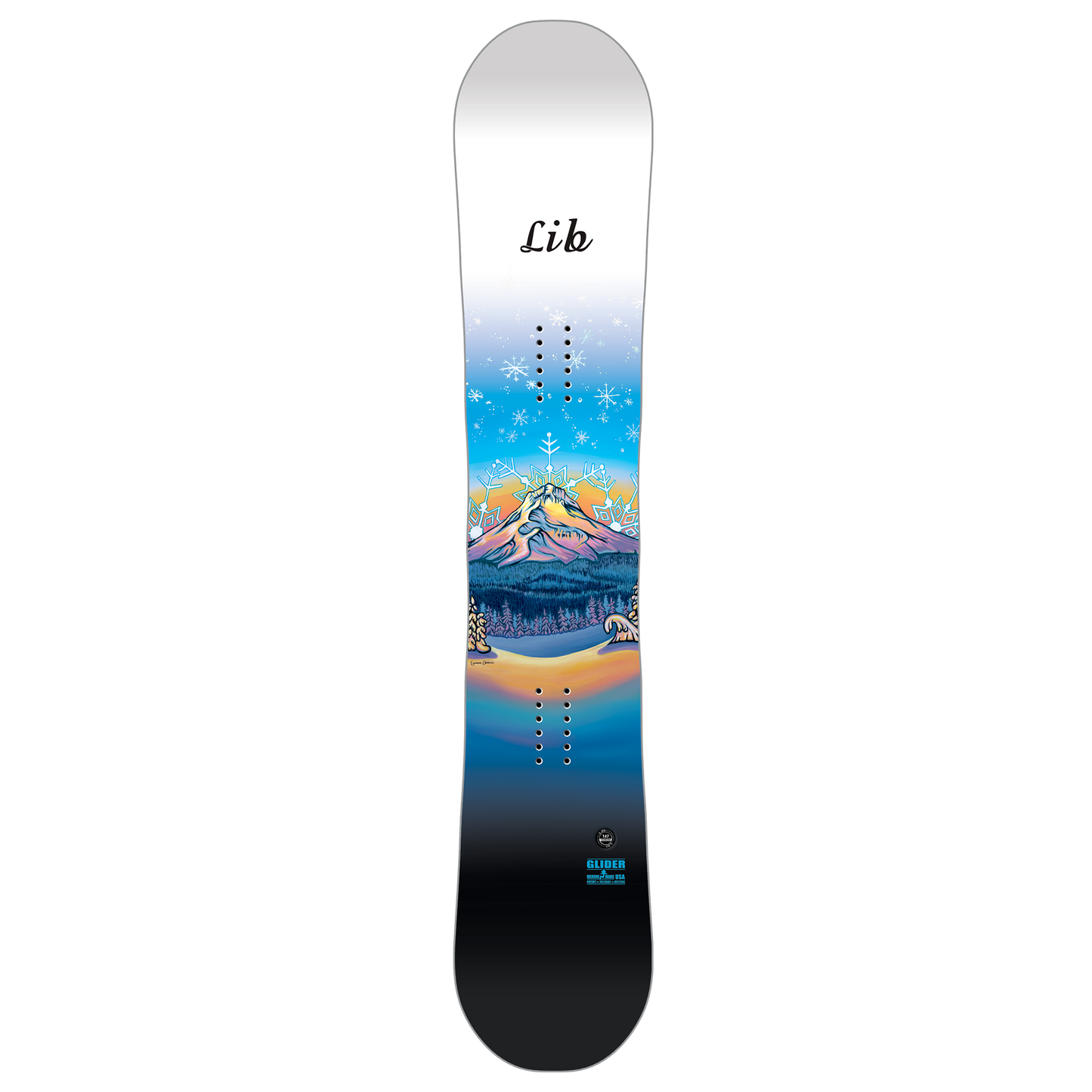 2026 Lib Tech Glider Womens Snowboard Topsheet