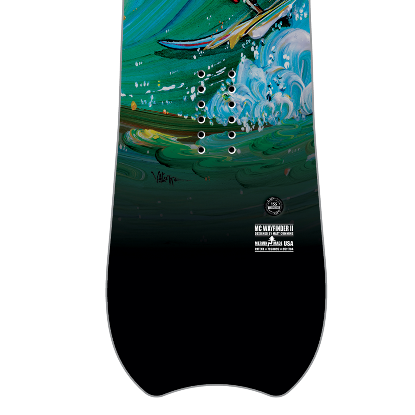 2026 Lib Tech Wayfinder III Snowboard Close Top Sheet Tail