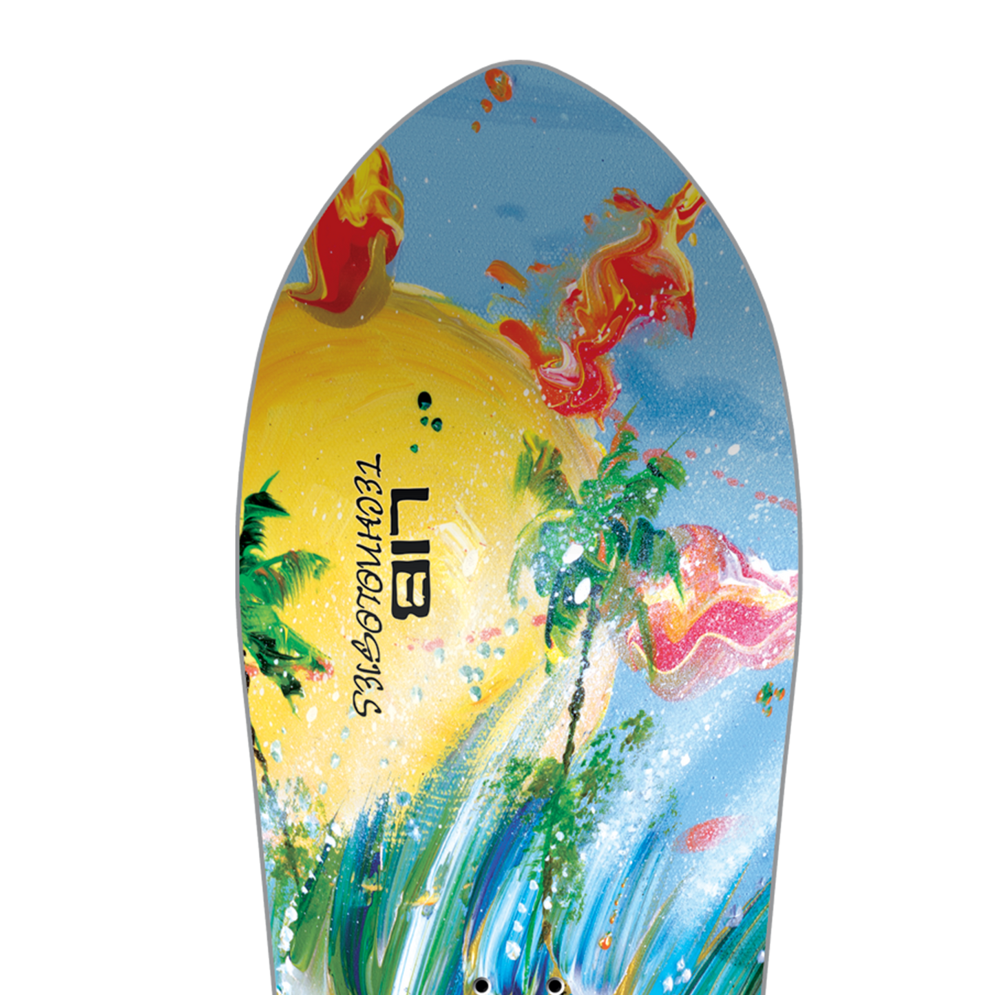 2026 Lib Tech Wayfinder III Snowboard Close Top Sheet Nose