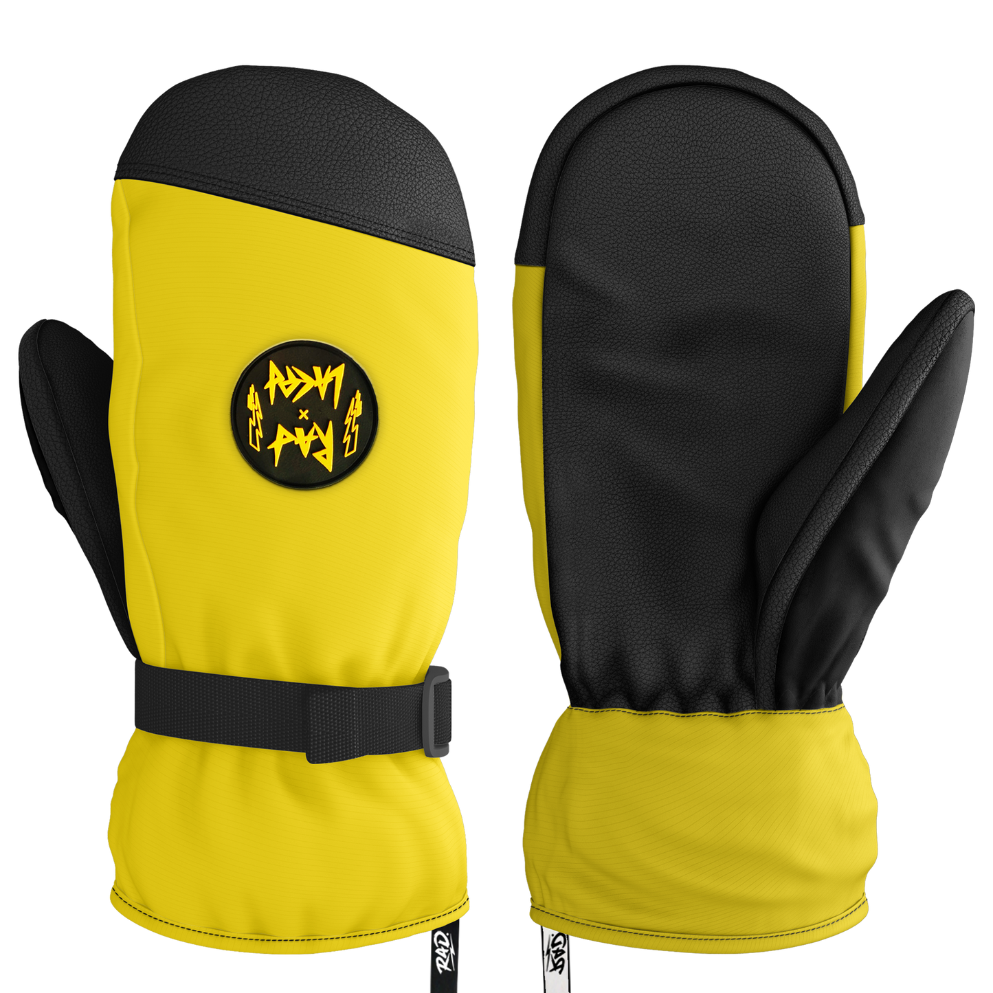 2025 Rad Sidehit+ Mittens Laced Mag Yellow