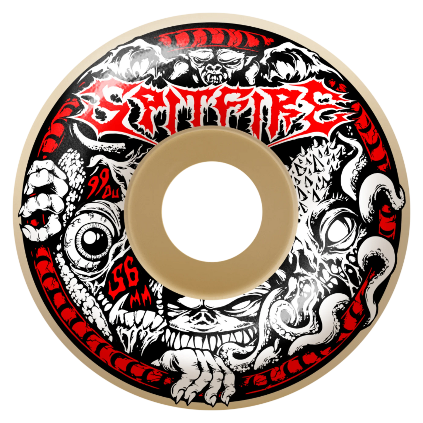 Spitfire Formula 4 Demongate Skateboard Wheels - Radial Full - 99 Duro