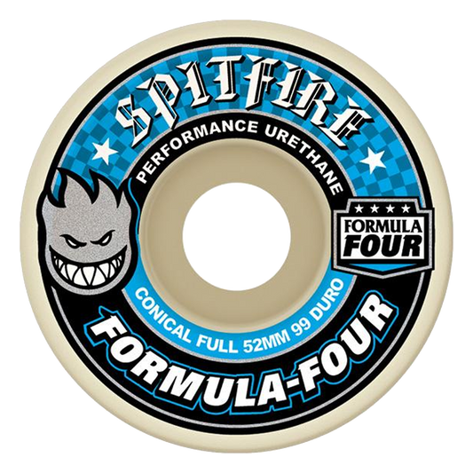 Spitfire Formula Four Skateboard Wheels - Conical Full - 99 Duro