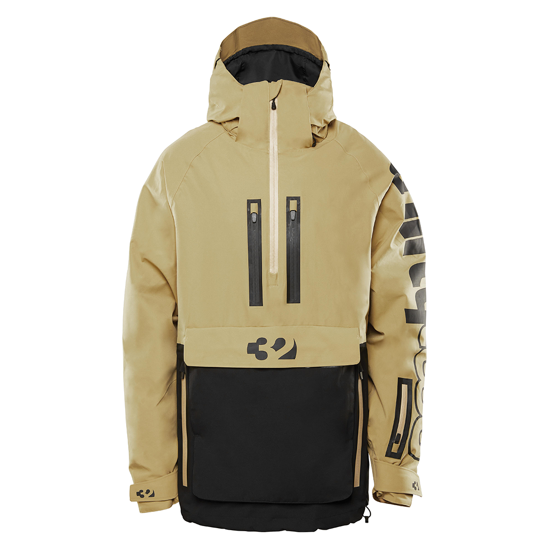 THIRTYTWO 2024 LIGHT ANORAK JACKET TAN Ballistyx Board Store