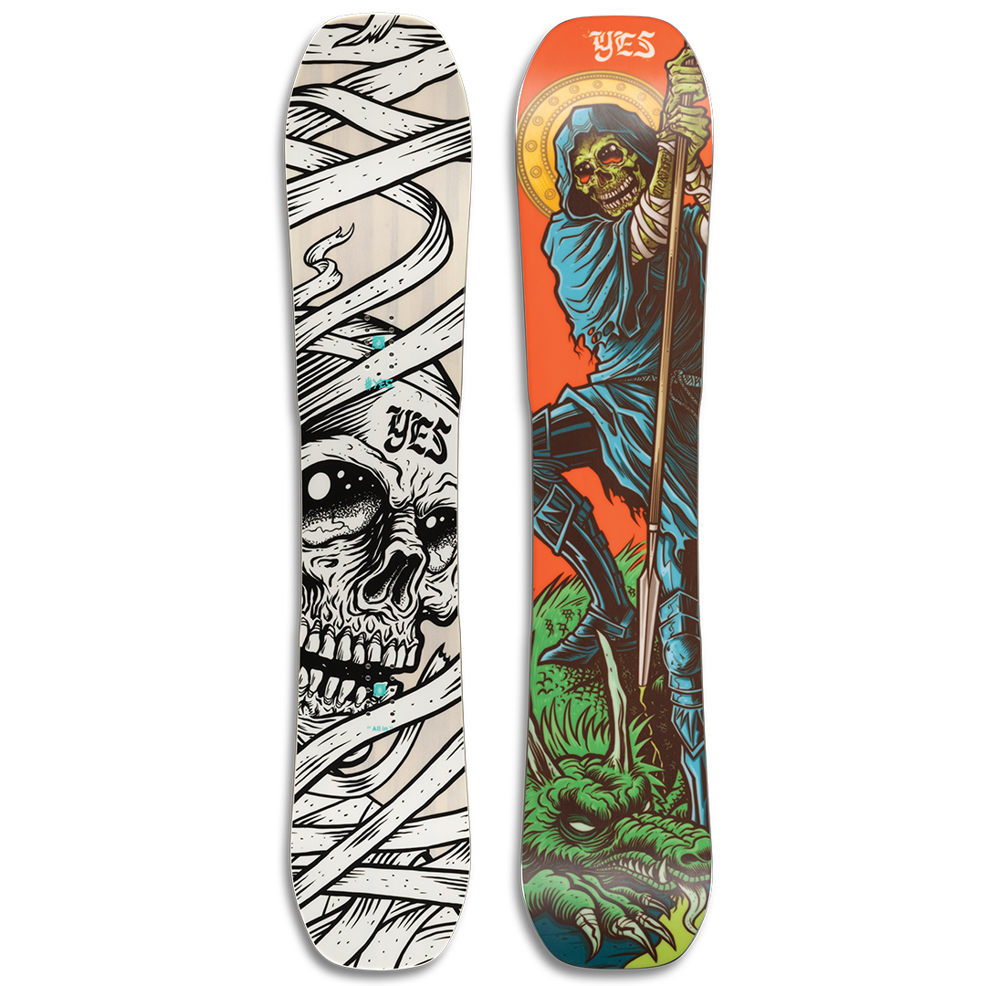 YES ALL IN 2025 SNOWBOARD PREORDER PLUS FREE YES X BALLISTYX HOODIE!