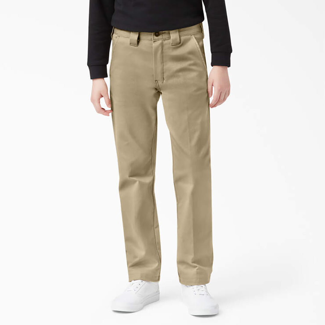 Dickies Boys' Flex Skinny Fit Pants – Khaki