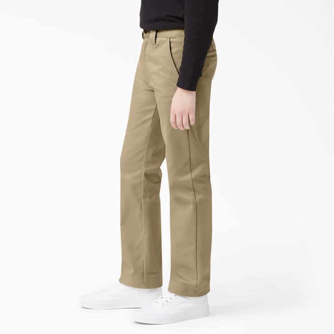 Dickies Boys' Flex Skinny Fit Pants – Khaki
