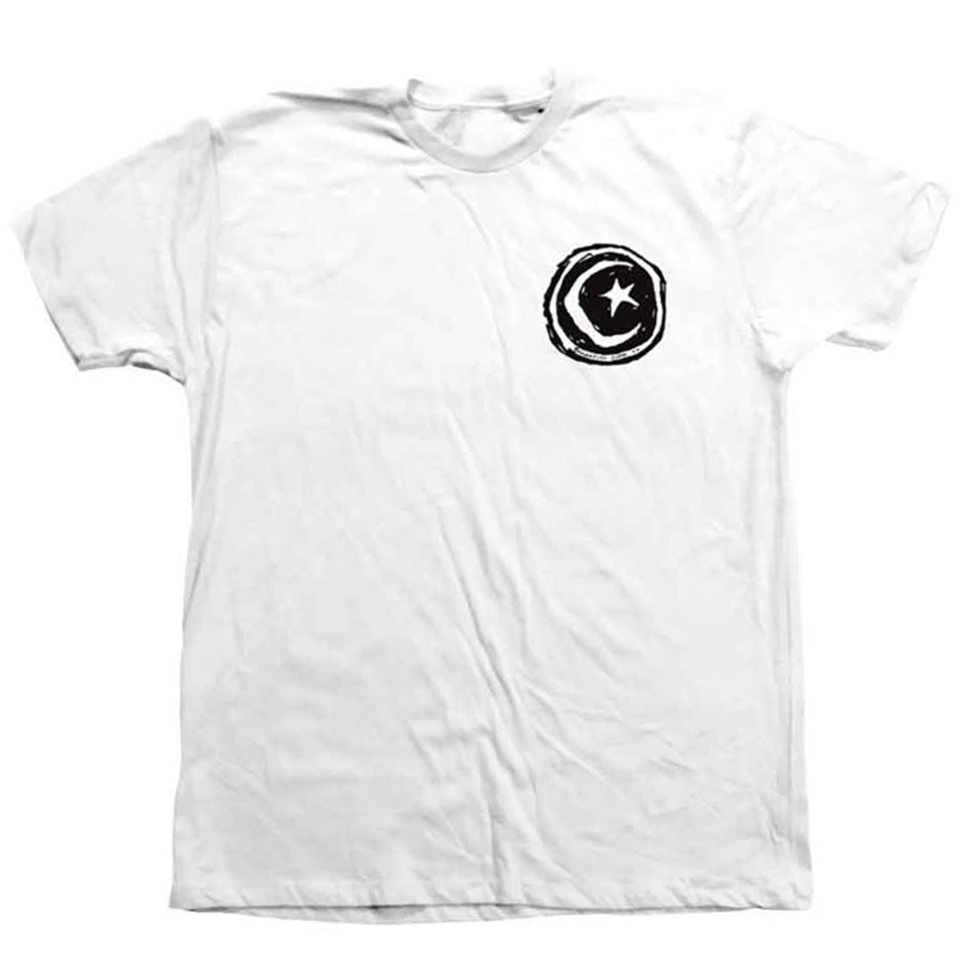 FOUNDATION STAR AND MOON TEE - WHITE