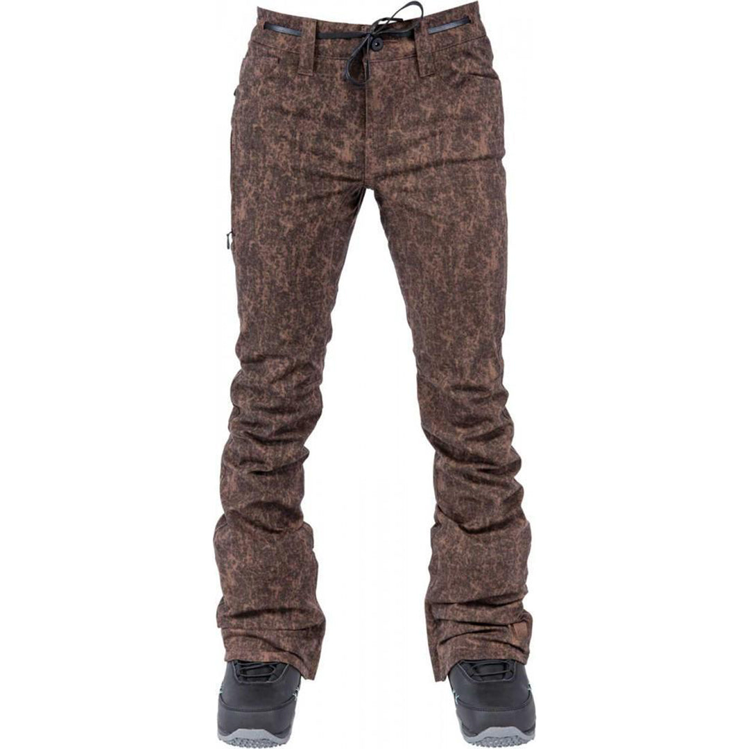 L1 - HEARTBREAKER - WOMENS SNOWBOARD PANTS - BROWN ACID