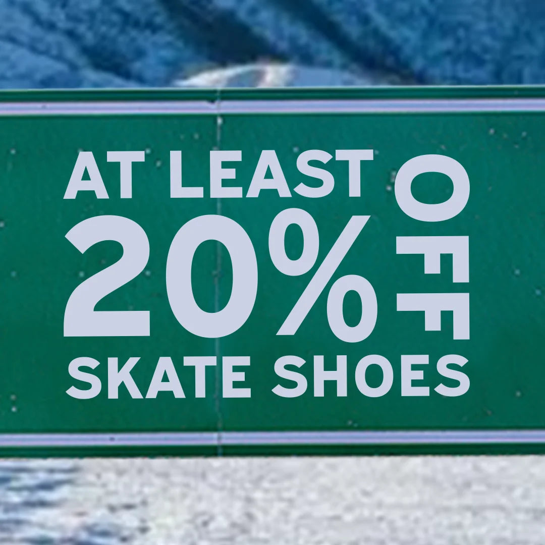 20% Off Skate Shoes - Moving Sale