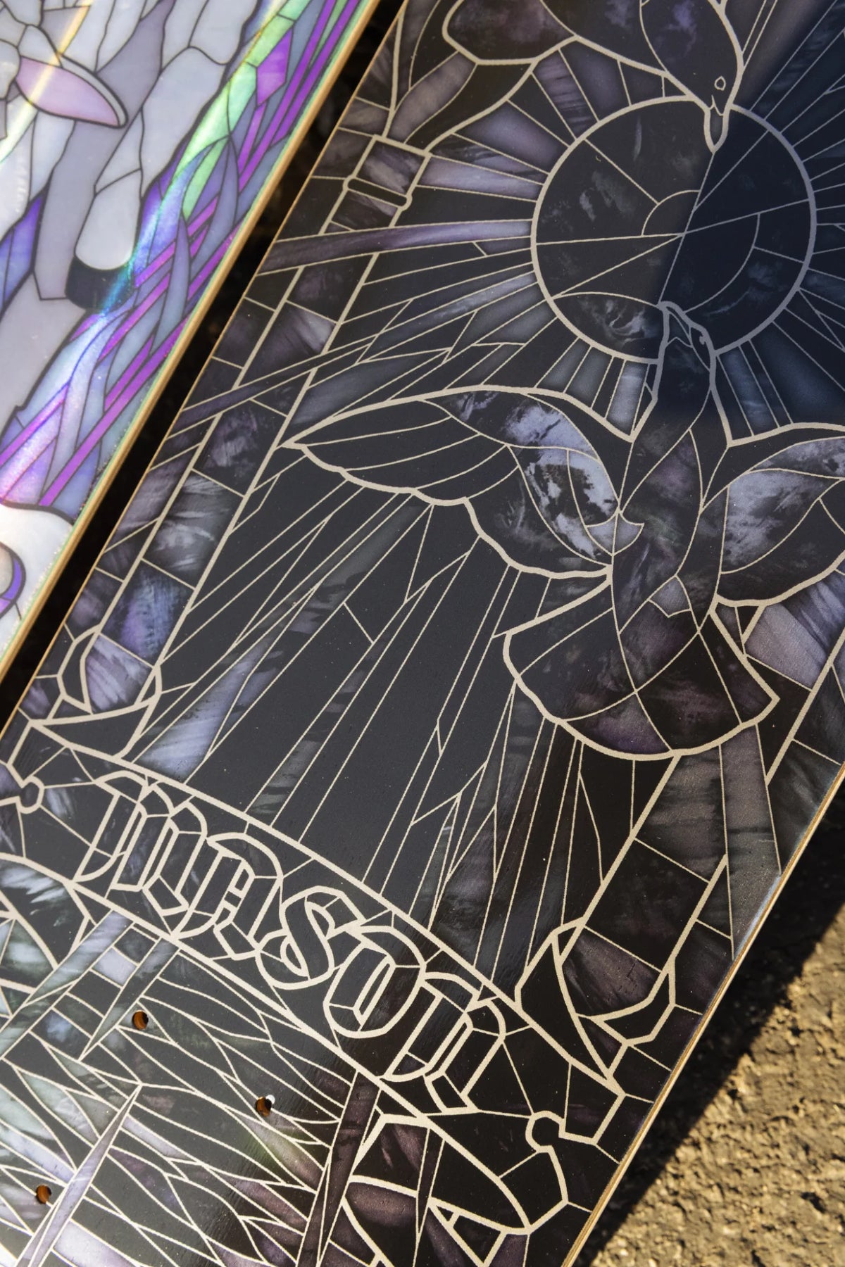 REAL Mason Silva Black Sunday Cathedral Skateboard Deck 8.25"