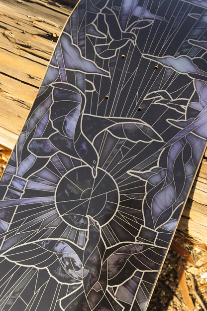REAL Mason Silva Black Sunday Cathedral Skateboard Deck 8.25"