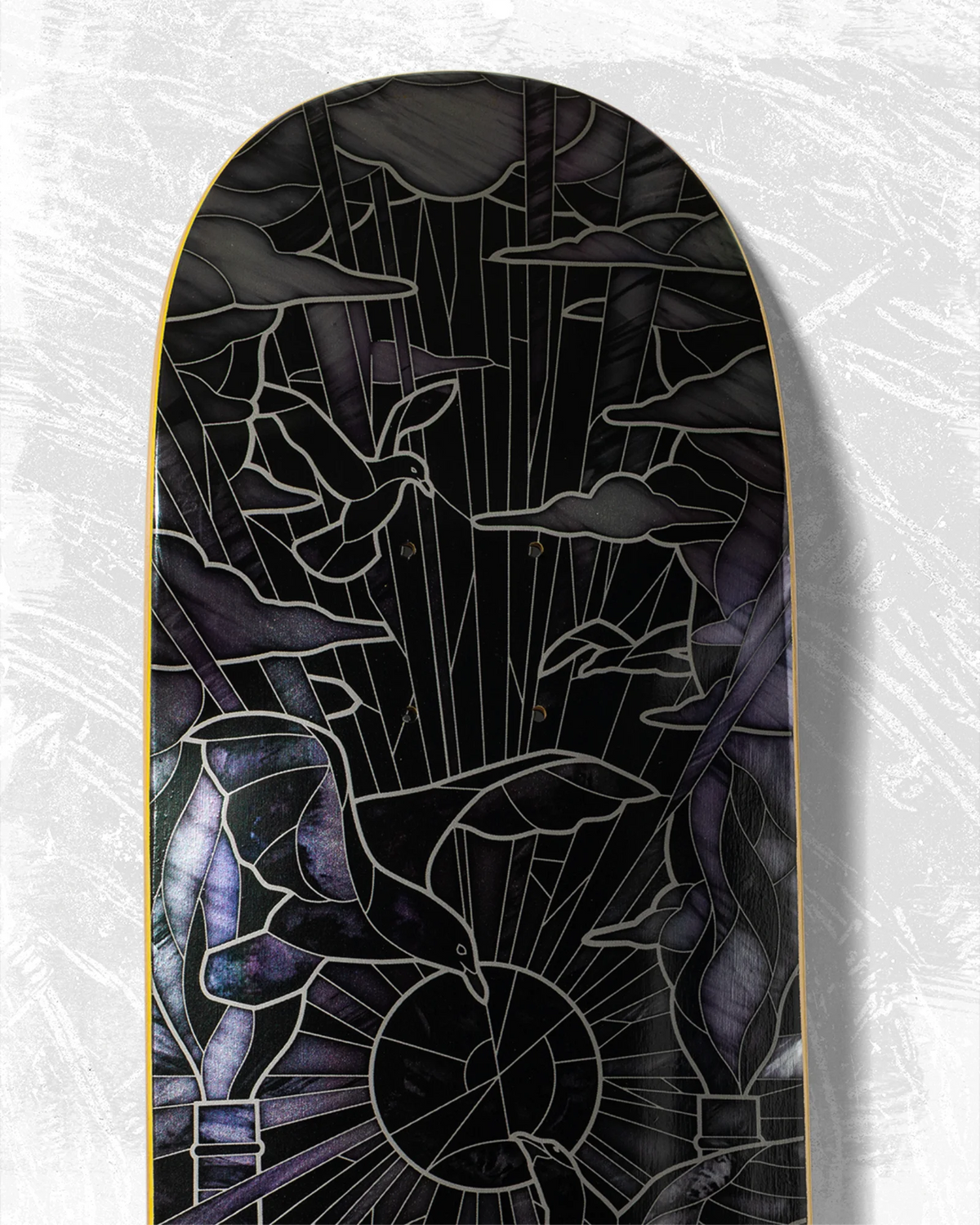 REAL Mason Silva Black Sunday Cathedral Skateboard Deck 8.25"
