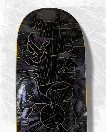 REAL Mason Silva Black Sunday Cathedral Skateboard Deck 8.25"
