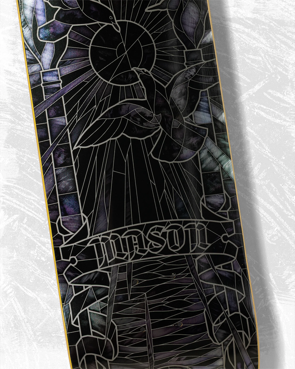 REAL Mason Silva Black Sunday Cathedral Skateboard Deck 8.25"