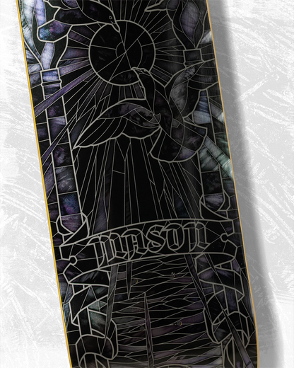 REAL Mason Silva Black Sunday Cathedral Skateboard Deck 8.25"