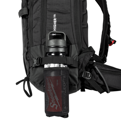 Jones Higher 32L Backpack Stealth Backpack Detail Bottle Holder