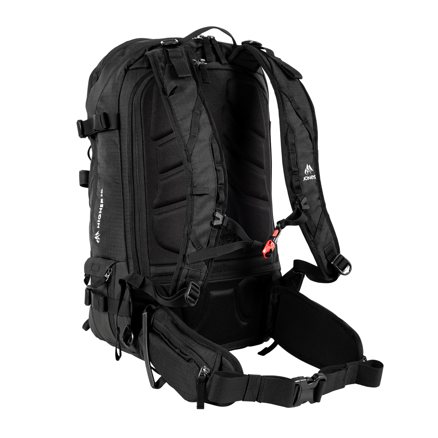 Jones Higher 32L Backpack Stealth Backpack Back Angle
