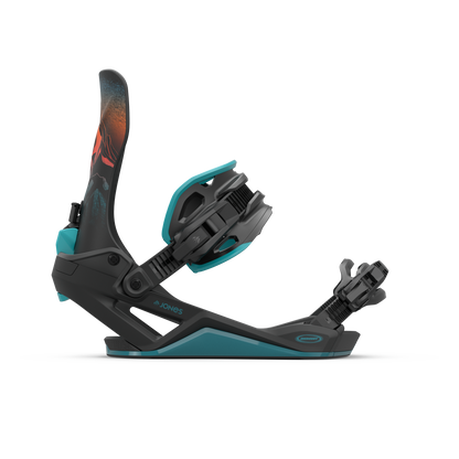 Jones Mercury FASE Bindings Mtn Blue 2025 – side view