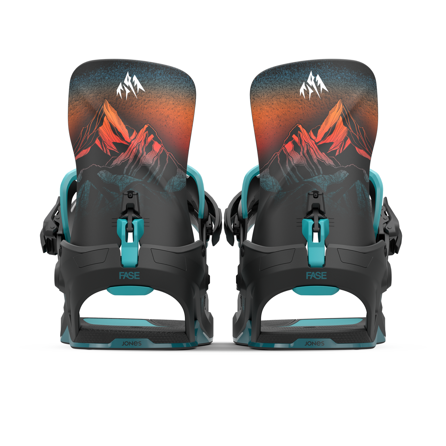 Jones Mercury FASE Bindings Mtn Blue 2025 – rear highback