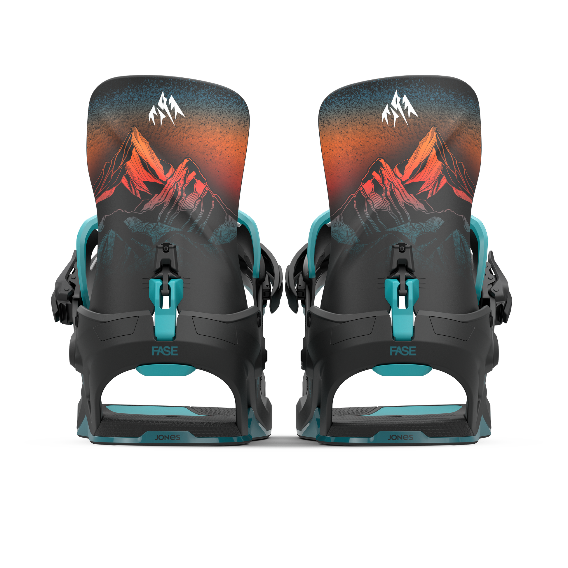 Jones Mercury FASE Bindings Mtn Blue 2025 – rear highback