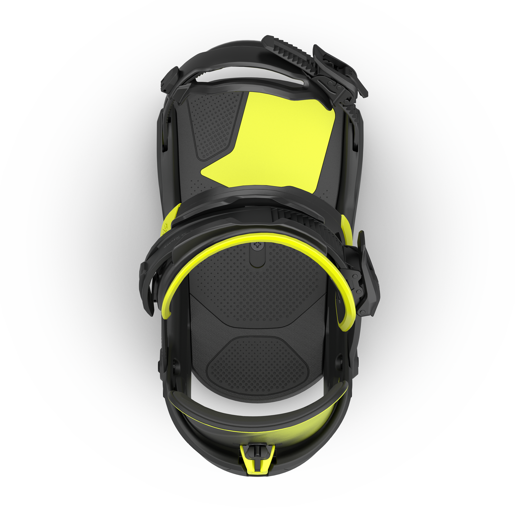 Jones Mercury FASE Bindings Howler Lime 2025 – top strap closed
