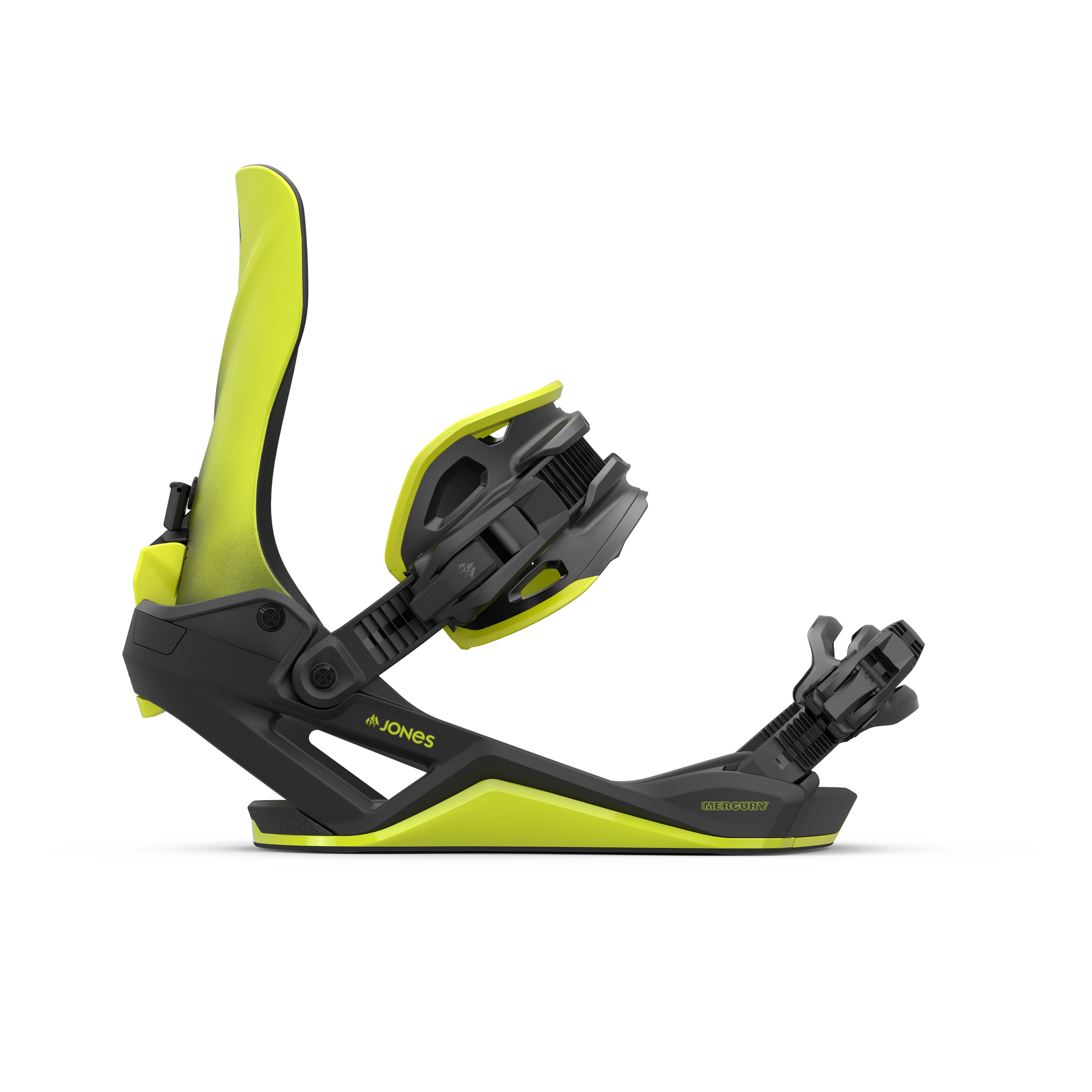 Jones Mercury FASE Bindings Howler Lime 2025 – side view
