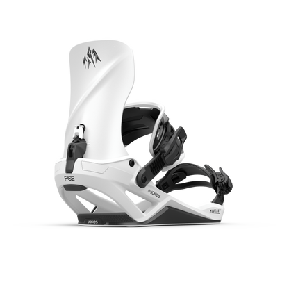 Jones Mercury FASE Bindings Cloud White 2025 – rear 45° side view
