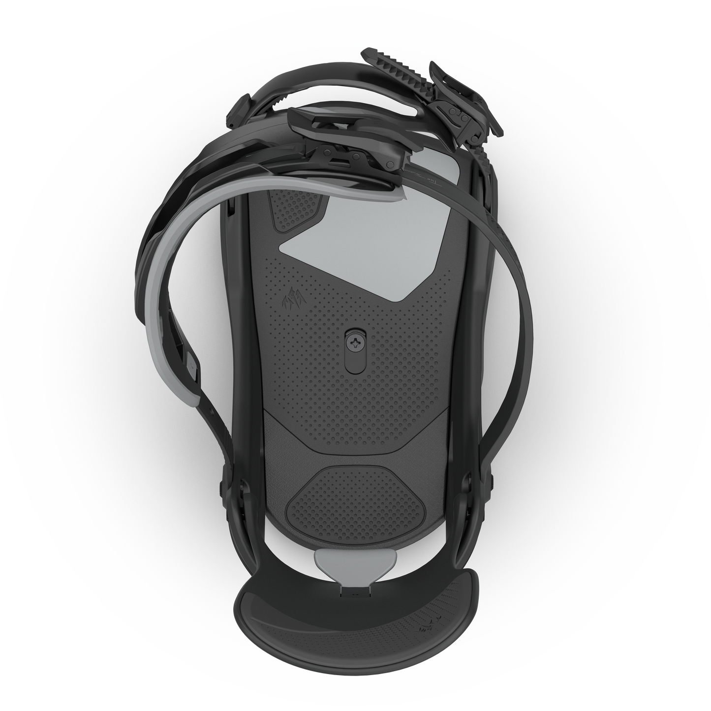 Jones Mercury FASE Bindings Stealth Black 2025 – top strap open