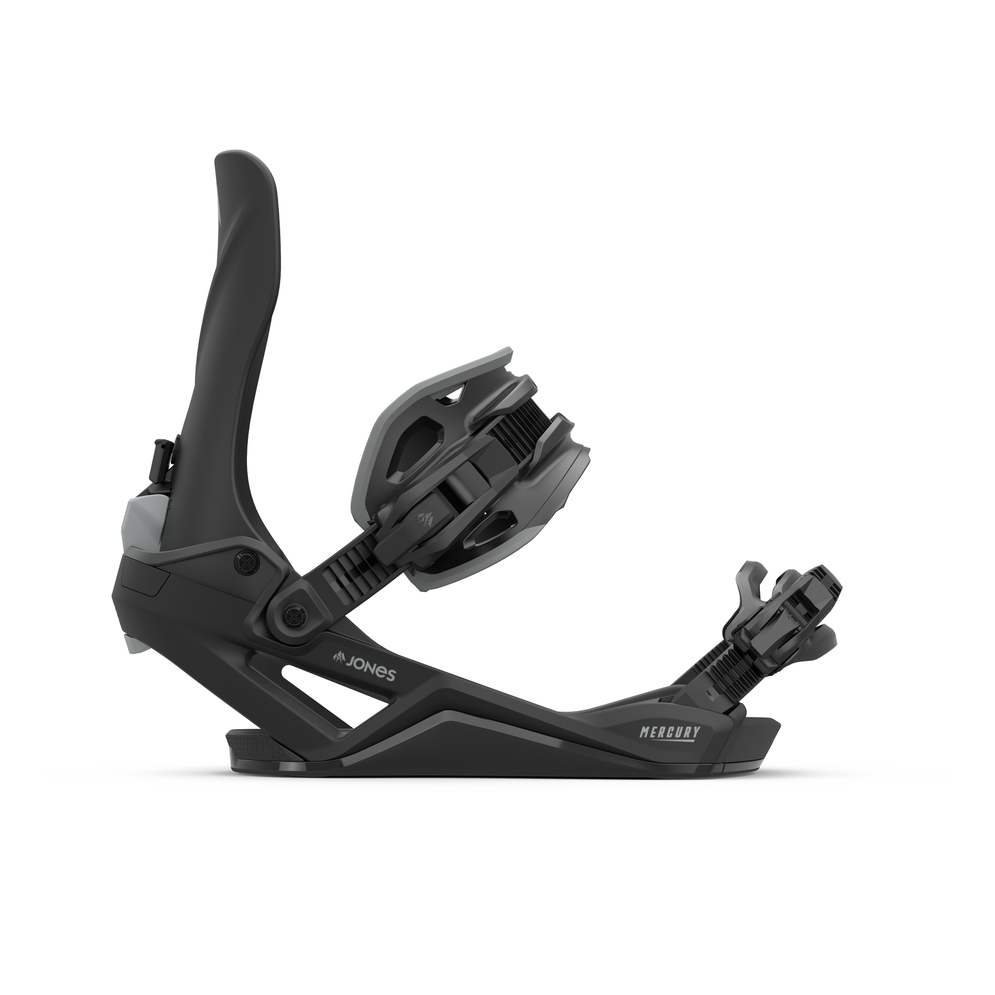 Jones Mercury FASE Bindings Stealth Black 2025 – side view
