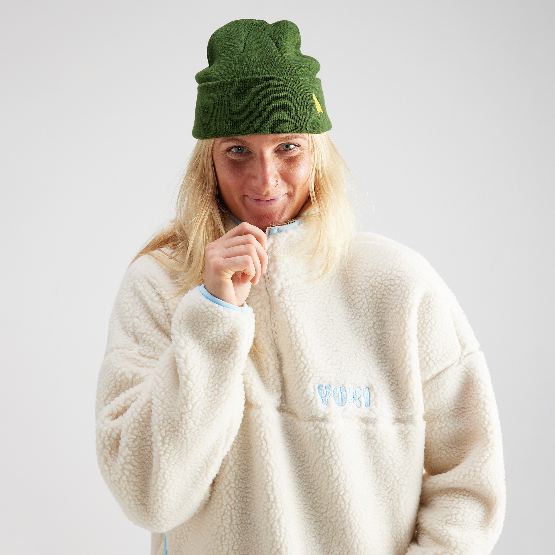 2025 Yuki Kirli Fleece Cream Zip Up