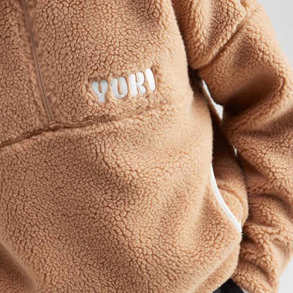 2025 Yuki Threads Kirli Fleece Tan Detail Logo