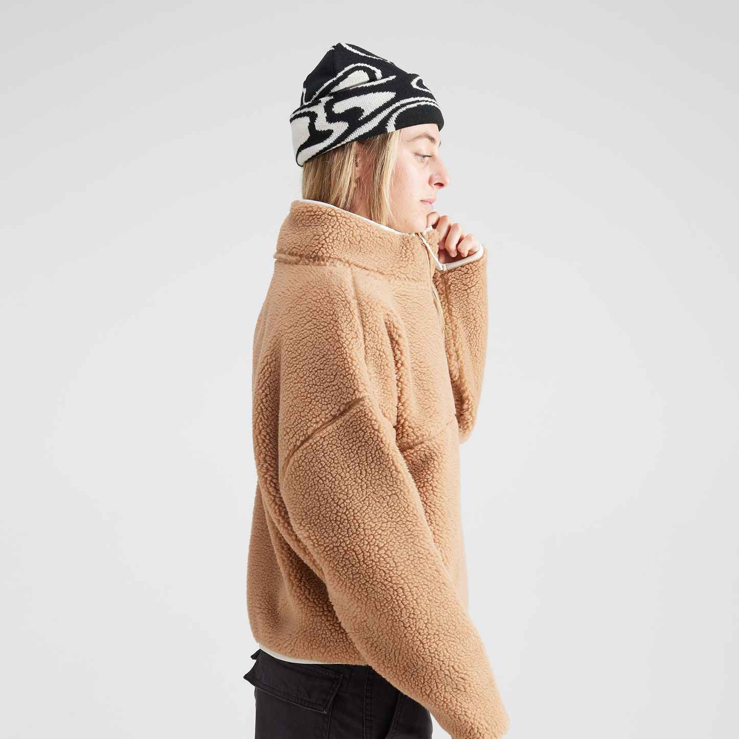 2025 Yuki Threads Kirli Fleece Tan Side