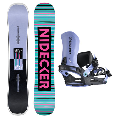 2026 Nidecker Cheat Code Womens + Nidecker Muon Binding Package